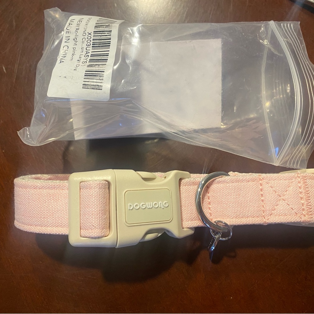 DogWong Pink Dog Collar